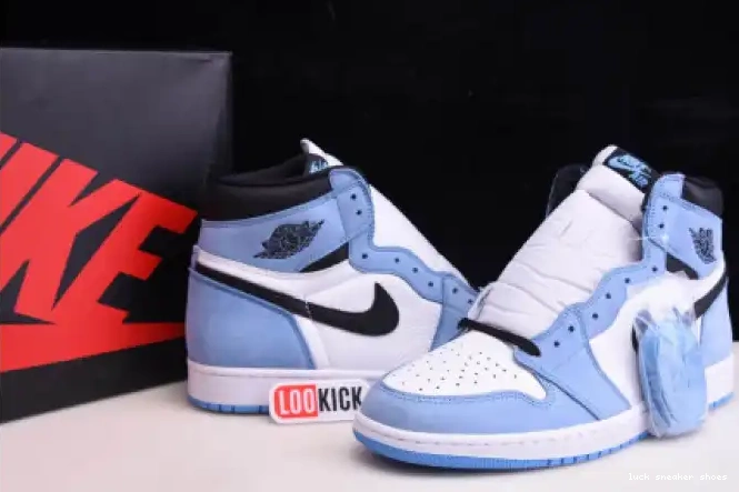 Reps LUCY 1 BLACK UNIVERSITY 555088-134 JORDAN WHITE BLUE HIGH RETRO AIR 0514
